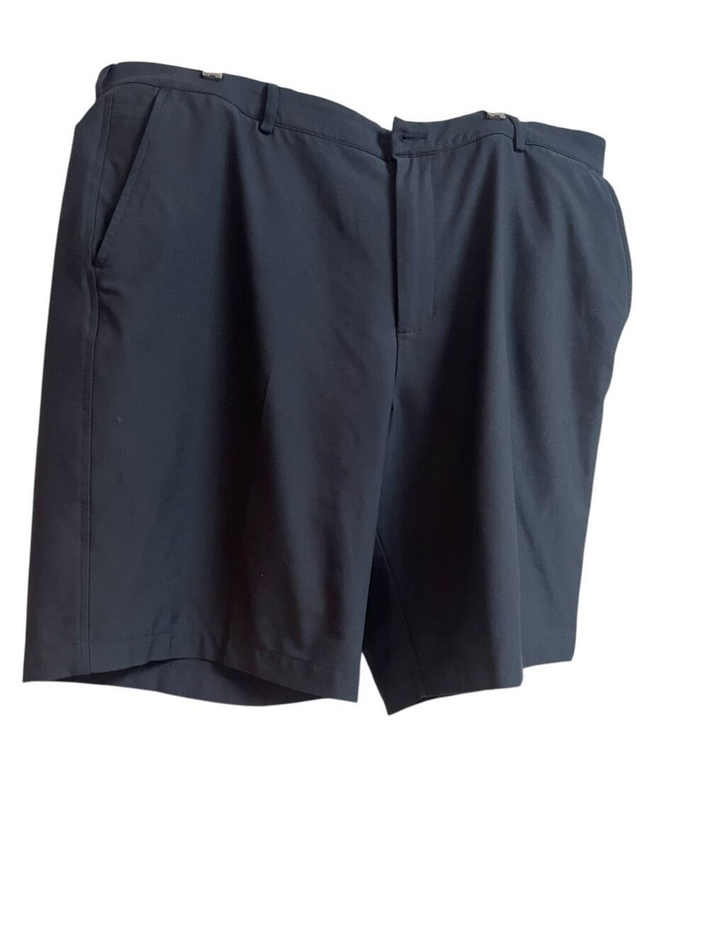 Dunning Mens Black Flat Front Athletic Golf Shorts Size 40